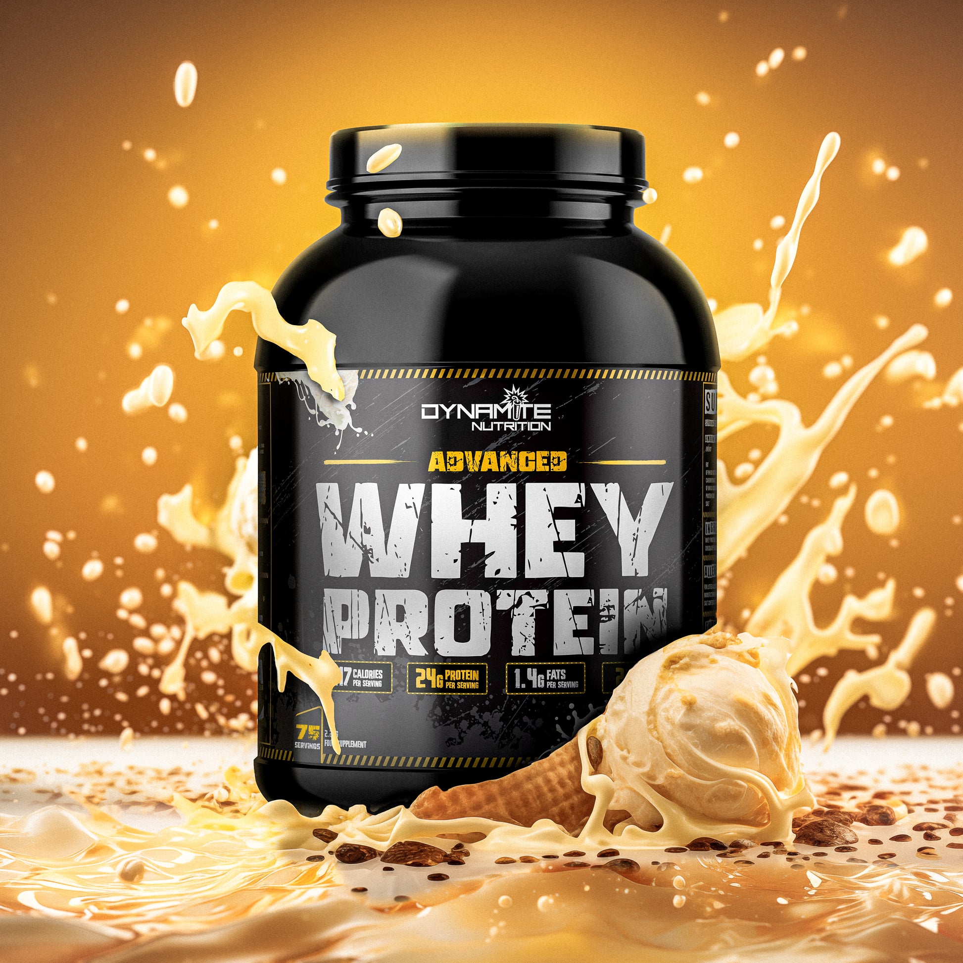 DYNAMITE Whey 2.25kg (Vanilla) - Whey Protein - Dynamite Nutrition